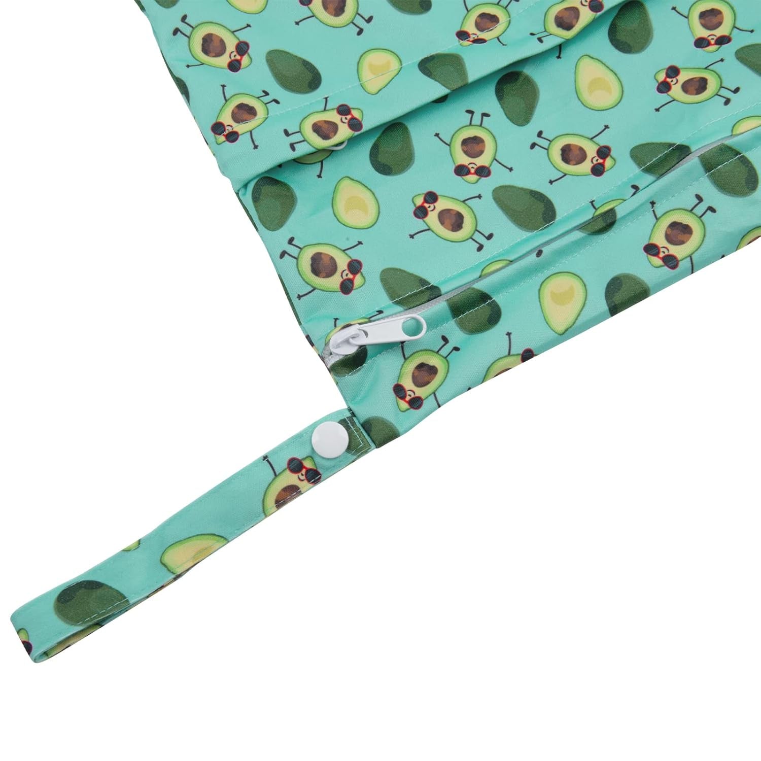 BABY 2Pcs Cloth Diaper Wet Dry Bags Waterproof Reusable with Two Zippered Pockets Travel Beach Pool Daycare Soiled Baby Items Yoga Gym Bag for Swimsuits or Wet Clothes LZX4344